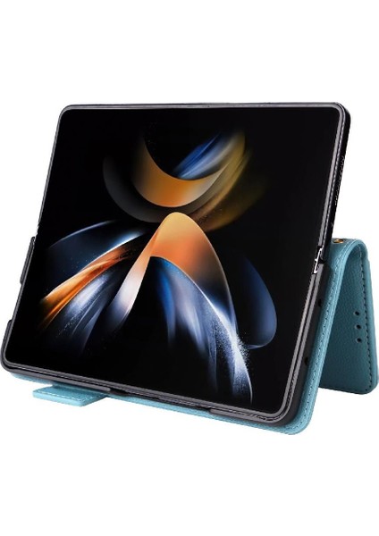 Samsung Galaxy Z Için Flip Case Fold 6 Kart Yuvaları Tutucu Manyetik Yan Pu (Yurt Dışından) fırsatları