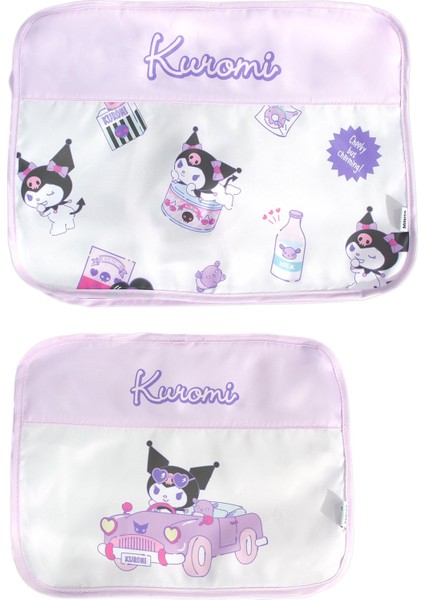 Sanrio Lisanslı Seyahat Çantası (2 Adet) - Kuromi fiyatları