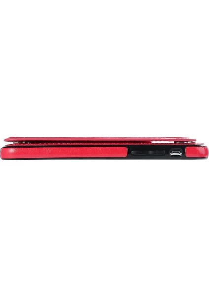 Cüzdan Kılıf IPhone X/xs Kickstand Kart Yuvaları ile Pu Deri Kart (Yurt Dışından)