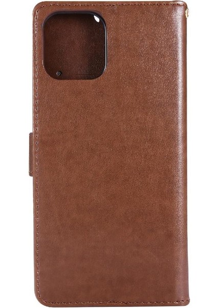 IPhone 12/12 Pro Bilek Kayışı Kickstand Kart Tutucu Manyetik Için Filp Durumda (Yurt Dışından)