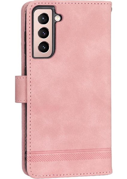 Samsung Galaxy S21 Kart Yuvaları Nakit Cep Manyetik Kapatma Için Flip Case (Yurt Dışından) modelleri