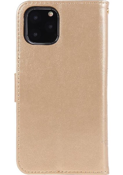 IPhone 12 Için Filp Durumda Pro Max Kart Tutucu Bilek Kayışı Pu Deri Kapatma (Yurt Dışından)