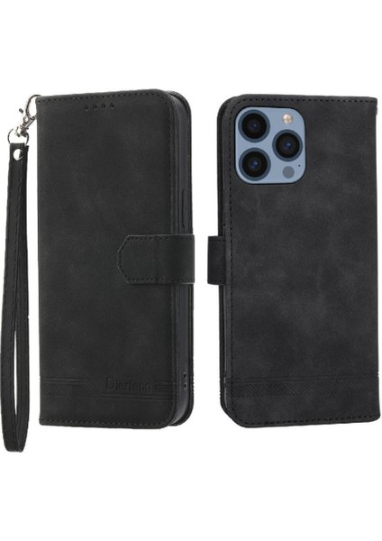 IPhone 14 Pro Nakit Cep Kartı Yuvaları Premium Bileklik Için Flip Case (Yurt Dışından)