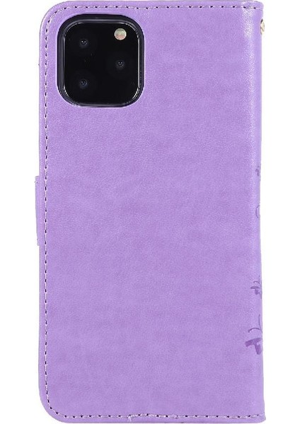 IPhone 12 Için Filp Durumda Pro Max Kart Tutucu Bilek Kayışı Pu Deri Kapatma (Yurt Dışından)