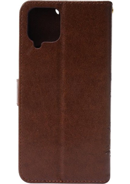 Samsung Galaxy M32 Için Filp DURUMDA/M22 Bilek Kayışı Pu Deri Kickstand Kart (Yurt Dışından) indirimleri