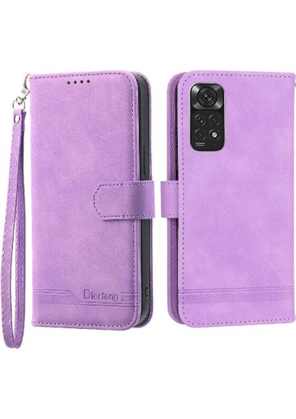 Xiaomi Redmi Not 11 Için Flip Case 5g Bileklik Kart Yuvaları Premium Nakit (Yurt Dışından)