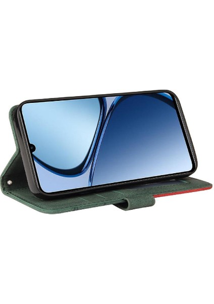 Kart Yuvası Standı Kickstand Koruyucu Flip ile Realme C61 Için Flip Case (Yurt Dışından) modelleri