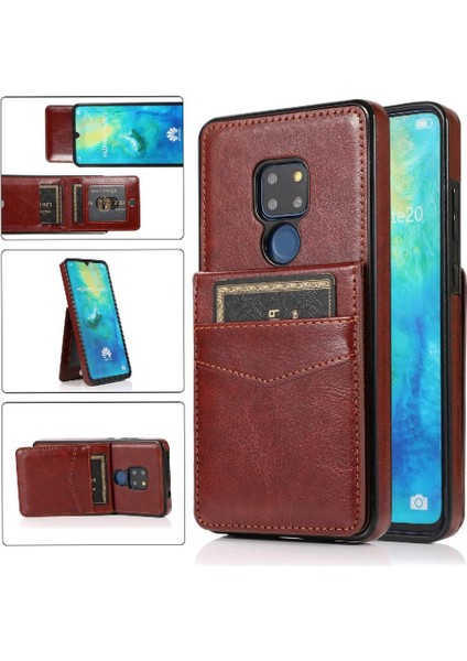 Kredi Kartı Tutucu Manyetik Toka ile Huawei Mate 20 ile Uyumlu (Yurt Dışından)