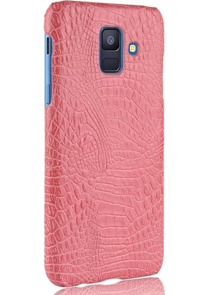 Samsung Galaxy A6 2018 Uyumluluk Koruyucu Için Şık Klasik Kılıf (Yurt Dışından)