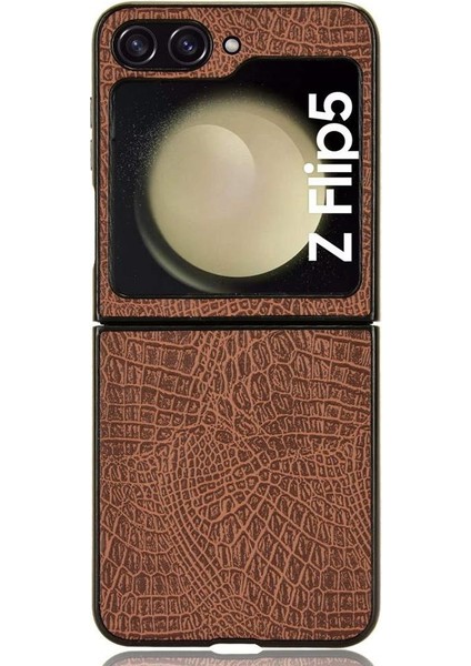 Samsung Galaxy Z Flip 5 Uyumluluk Klasik Için Şık Klasik Durumda (Yurt Dışından)