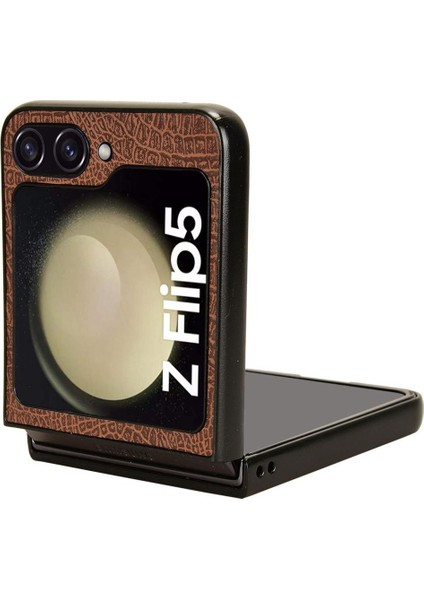 Samsung Galaxy Z Flip 5 Uyumluluk Klasik Için Şık Klasik Durumda (Yurt Dışından)