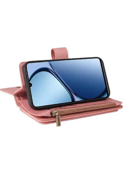Kart ile Realme C61 Pu Deri Manyetik Kapatma Için Cüzdan Telefon Kılıfı (Yurt Dışından) fırsatları