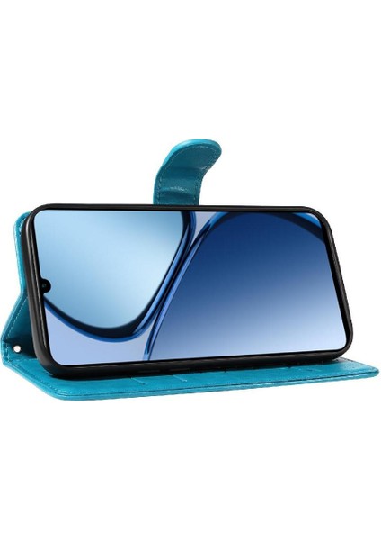 Realme C61 Kabartmalı Kelebek ve Kart Yuvası Cüzdan Telefon Kılıfı (Yurt Dışından) indirimleri