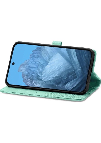 Google Piksel 9 Pro Xl Için Flip Case Zarif Desen Darbeye Basit (Yurt Dışından)