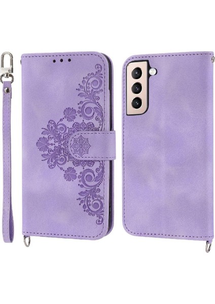 Samsung Galaxy S21 Darbeye Çoklu Kredi Kartı Yuvaları Için Flip Case (Yurt Dışından)