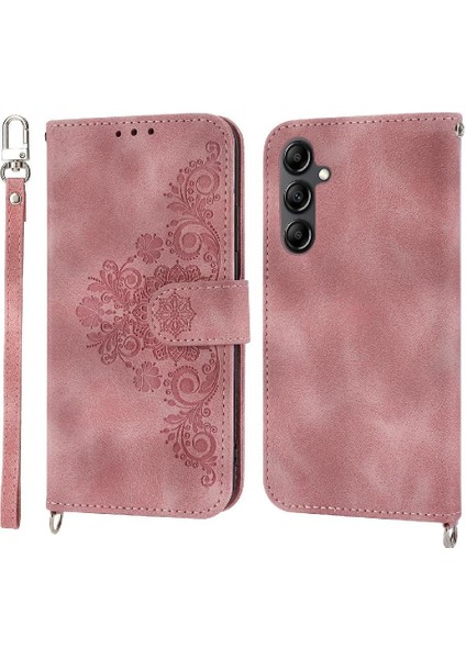Samsung Galaxy A34 Çoklu Kredi Kartı Yuvaları Için Flip Case Darbeye (Yurt Dışından)