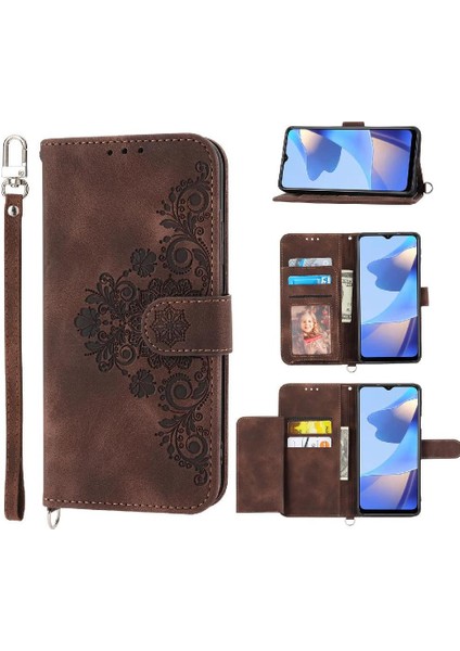 Samsung Galaxy A22 5g Darbeye Çoklu Kredi Kartı Yuvaları Için Flip Case (Yurt Dışından)