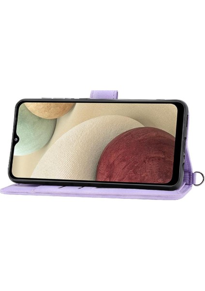 Samsung Galaxy A22 4g Kabartmalı Darbeye Dayanıklı Çoklu Kredi Için Flip Case (Yurt Dışından) modelleri