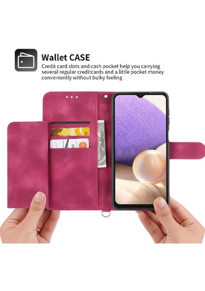 Samsung Galaxy A32 4g Darbeye Dayanıklı Bileklik Çoklu Kredi Için Flip Case (Yurt Dışından) indirimleri