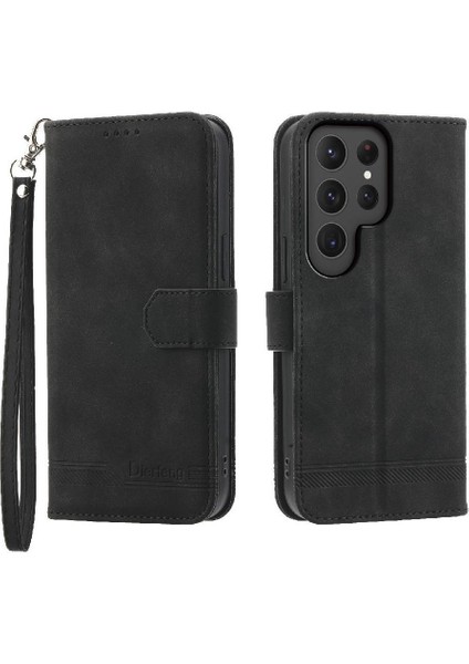Samsung Galaxy S24 Ultra Kart Yuvaları Premium Bileklik Nakit Için Flip Case (Yurt Dışından) fiyatları