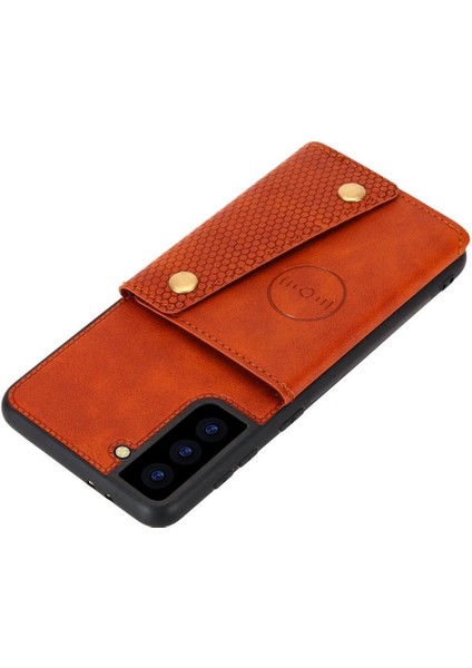 Samsung Galaxy S24 Ultra Darbeye Koruyucu Kickstand Için Cüzdan Kılıf (Yurt Dışından) modelleri