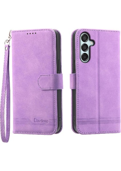 Samsung Galaxy Flip Manyetik Kapatma Nakit Cep Bileklik Için Flip Case (Yurt Dışından)