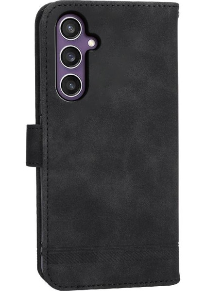 Samsung Galaxy S24 Artı Nakit Cep Bileklik Manyetik Kart Için Flip Case (Yurt Dışından)