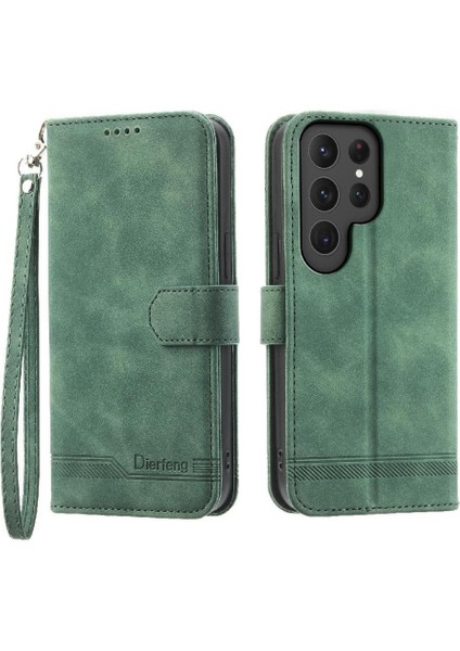 Samsung Galaxy S24 Ultra Kart Yuvaları Premium Bileklik Nakit Için Flip Case (Yurt Dışından) indirimleri
