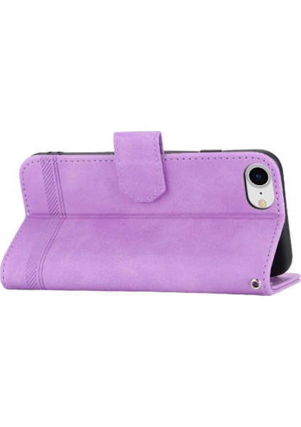 IPhone 7/8 Bileklik Manyetik Kapatma Kart Yuvaları Premium Için Flip Case (Yurt Dışından)