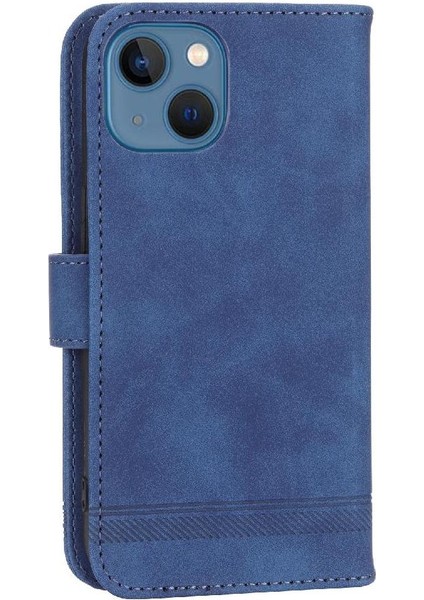 IPhone 13 Kart Yuvaları Nakit Cep Premium Manyetik Kapatma Için Flip Case (Yurt Dışından)