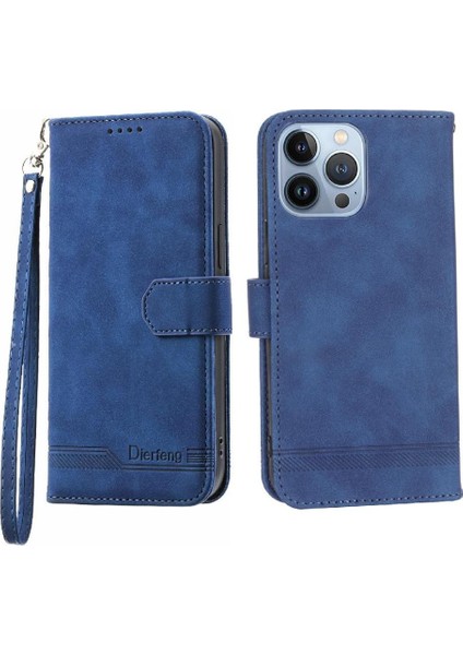IPhone 13 Için Flip Case Pro Max Kart Yuvaları Manyetik Kapatma Premium Nakit (Yurt Dışından)