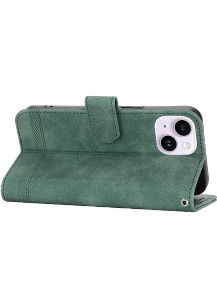 IPhone 14 Için Flip Case Artı Premium Kart Yuvaları Manyetik Kapatma Nakit (Yurt Dışından)