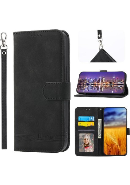 IPhone 12 Için Flip Case Pro Max Premium Bileklik Kart Yuvaları Nakit Cep (Yurt Dışından)