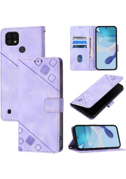 Realme C21 Için KILIF/G11 Manyetik Deri Kart Tutucu Cüzdan Kapak Çevirin (Yurt Dışından)