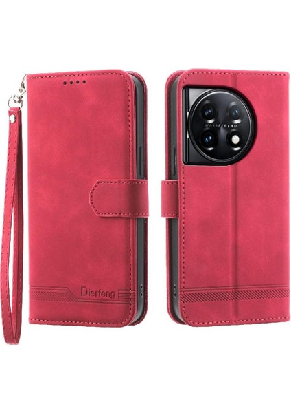 Oneplus 11 Bileklik Premium Manyetik Kapatma Kart Yuvaları Için Flip Case (Yurt Dışından) modelleri