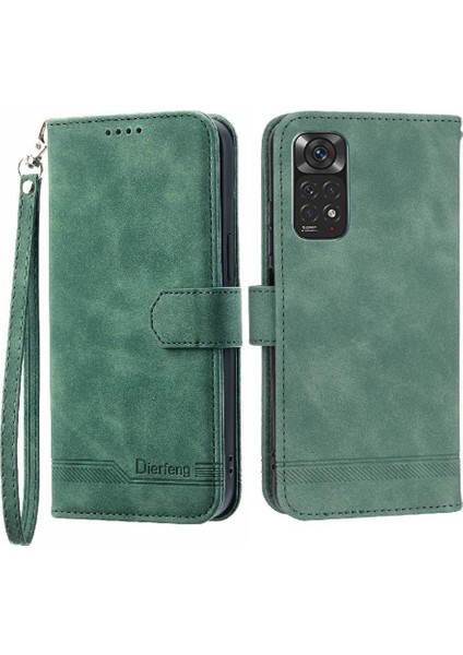 Xiaomi Redmi Not 11 Için Flip Case 5g Bileklik Kart Yuvaları Premium Nakit (Yurt Dışından)