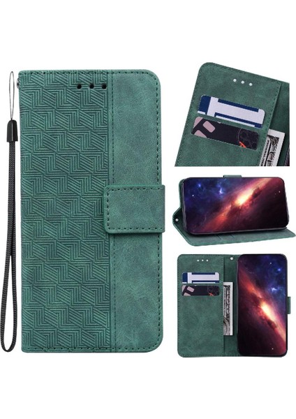 Realme C61 Flip Folio Cüzdan Kapak Premium Pu Deri Için Flip Case (Yurt Dışından)
