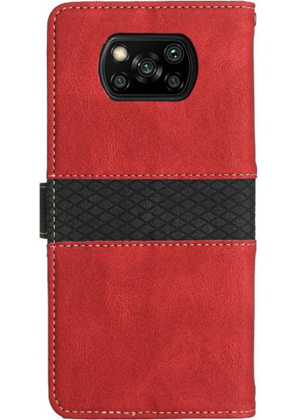 Cüzdan Kılıf Için Xiaomi Poco X3 Nfc/pro Kickstand Bilek Kayışı Kart Yuvası (Yurt Dışından) fırsatları