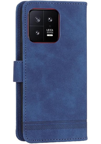 Xiaomi 13 Bileklik Nakit Cep Kartı Yuvaları Manyetik Kapatma Için Flip Case (Yurt Dışından)