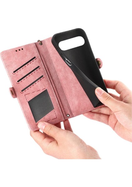 Google Piksel 9 Pro Xl Flip Kapak Için Flip Case Darbeye Basit Iş (Yurt Dışından)
