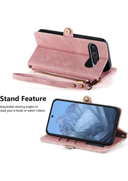 Google Piksel 9 Pro Xl Flip Kapak Için Flip Case Darbeye Basit Iş (Yurt Dışından)