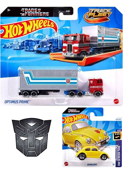 2 Araç Transformers Set - Optimus Prime & Bumblebee (1/64)