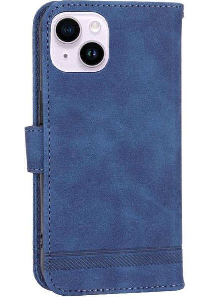 IPhone 14 Için Flip Case Artı Premium Kart Yuvaları Manyetik Kapatma Nakit (Yurt Dışından)