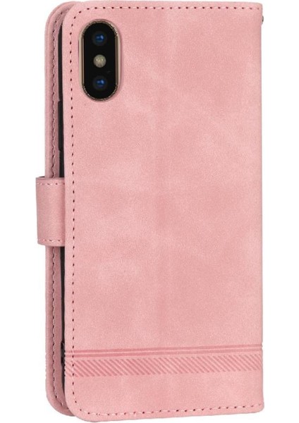 IPhone x Için Flip Case/xs Premium Kart Yuvaları Manyetik Kapatma Nakit Cep (Yurt Dışından)