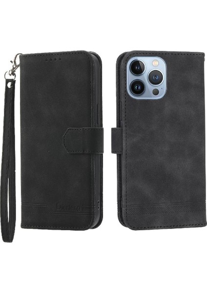 IPhone 13 Için Flip Case Pro Max Kart Yuvaları Manyetik Kapatma Premium Nakit (Yurt Dışından)
