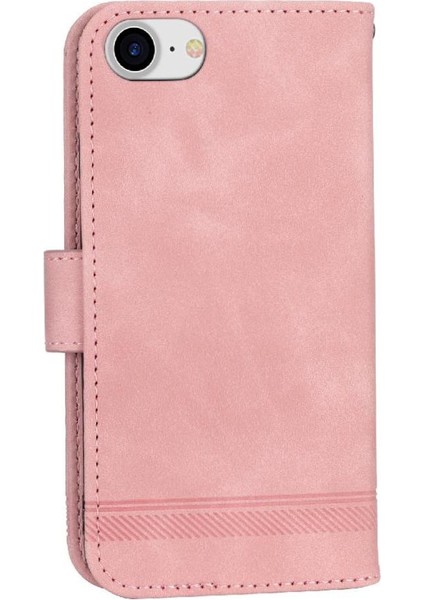IPhone 7/8 Bileklik Manyetik Kapatma Kart Yuvaları Premium Için Flip Case (Yurt Dışından)