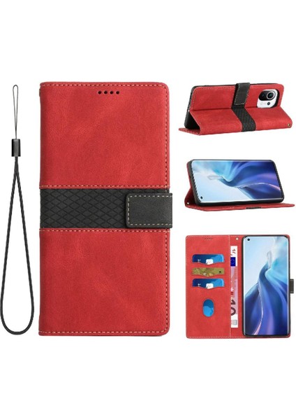 Cüzdan Durumda Xiaomi Mi 11 Lite/xiaomi Mi 11 Lite 5g Manyetik Kapatma (Yurt Dışından)
