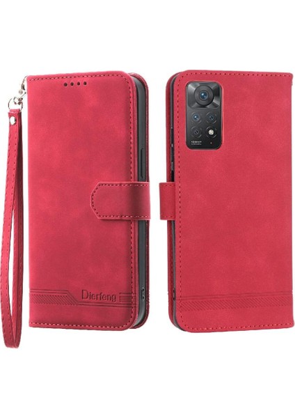 Xiaomi Redmi Not 11 Pro Için Flip Case Manyetik Kapatma Bileklik Kartı (Yurt Dışından) indirimleri
