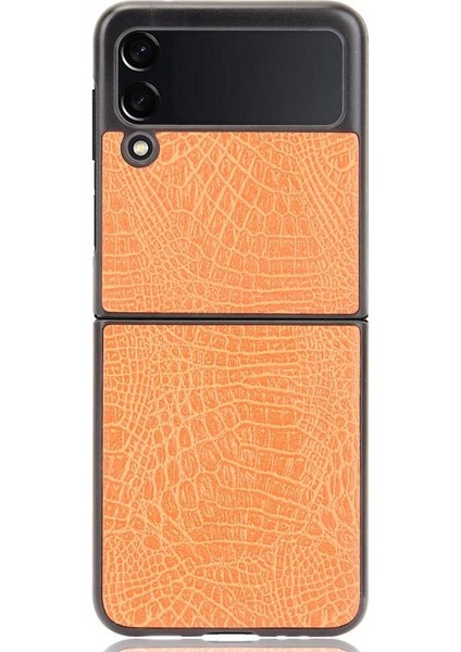 Samsung Galaxy Z Flip 3 5g Uyumluluk Kapak Için Şık Klasik Kılıf (Yurt Dışından)