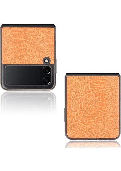 Samsung Galaxy Z Flip 3 5g Uyumluluk Kapak Için Şık Klasik Kılıf (Yurt Dışından)